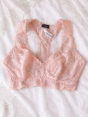 Cosabella Never Say Never Curvie Racie Racer Back Lace Bralette NWT Size XS